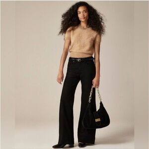 J. Crew Low-rise denim‎ trouser jean women's 29 black career minimalist